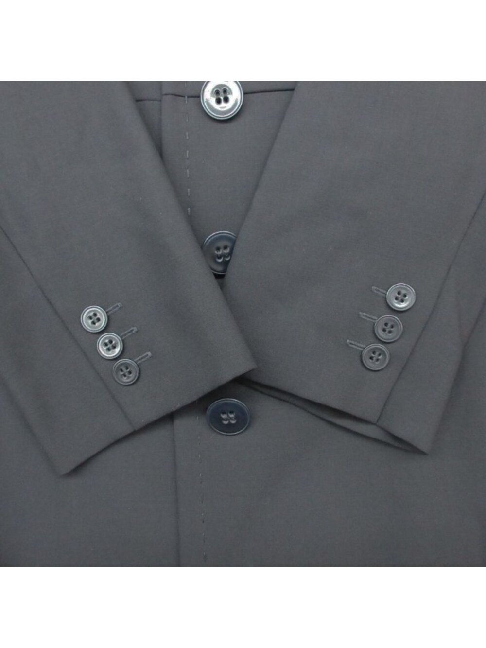 Max Mara Maxma Chestar Coat Long Length Double Breasted Jacket Outer Navy 42 - Picture 6 of 10